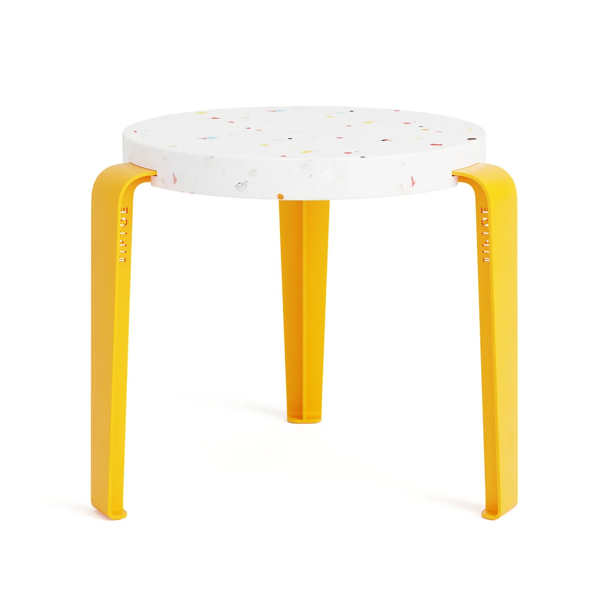 TipToe - Tabouret pour enfants MINI LOU Tutti, plastique recyclé, jaune soleil TipToe - Tabouret pour enfants MINI LOU Tutti, plastique recyclé, jaune soleil
