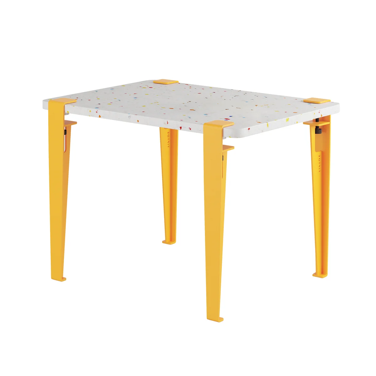 TipToe - Bureau pour enfants Tutti Frutti, plastique recyclé, jaune soleil TipToe - Bureau pour enfants Tutti Frutti, plastique recyclé, jaune soleil