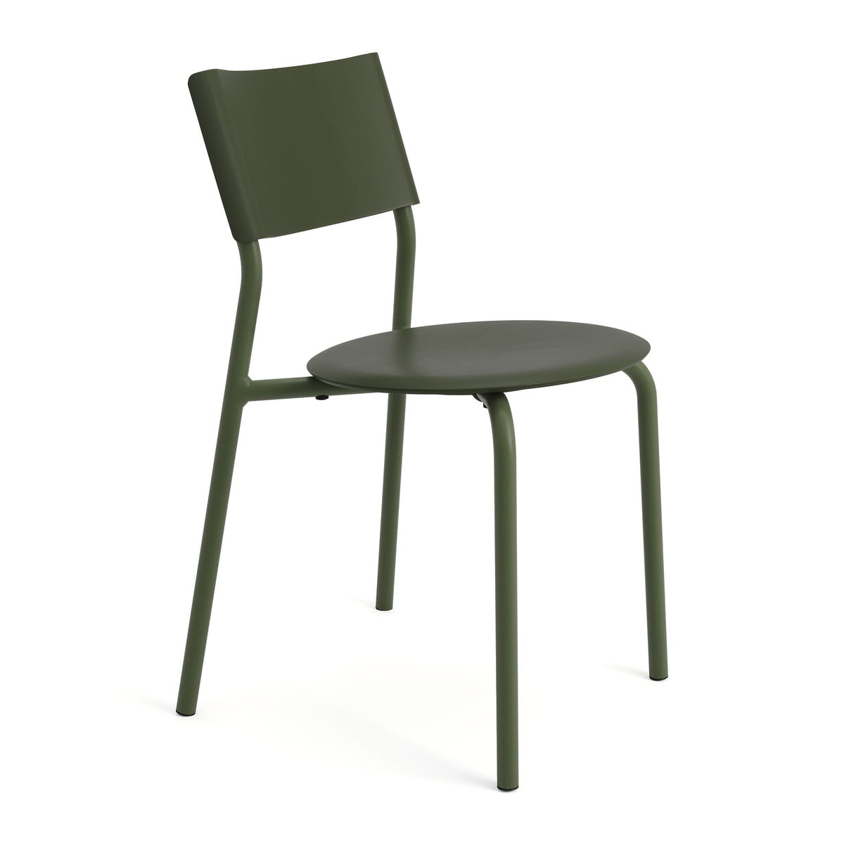 tiptoe - chaise ssdr, plastique recyclé / acier, vert émeraude