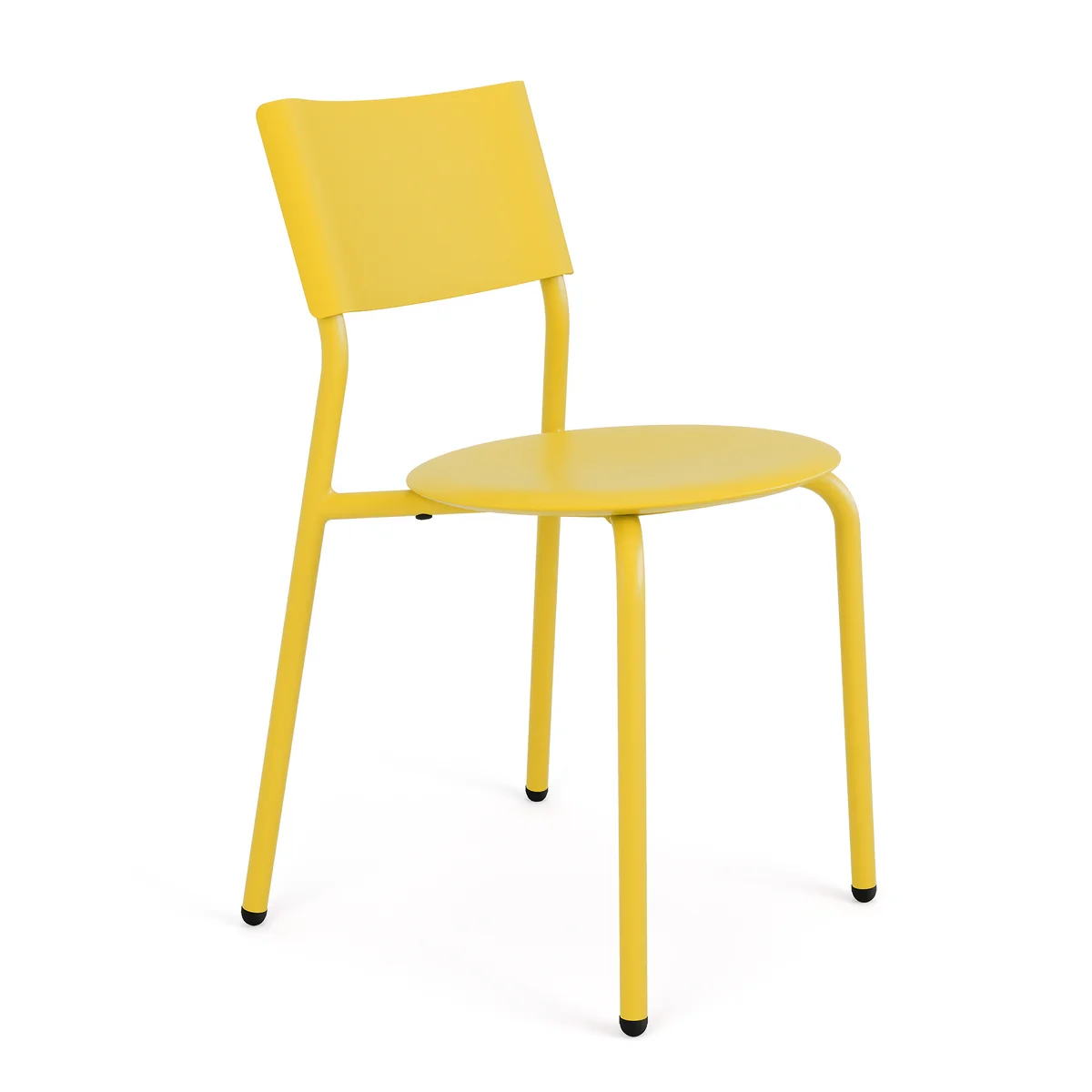 TipToe - Chaise de jardin SSDr, plastique recyclé / acier, jaune soleil TipToe - Chaise de jardin SSDr, plastique recyclé / acier, jaune soleil