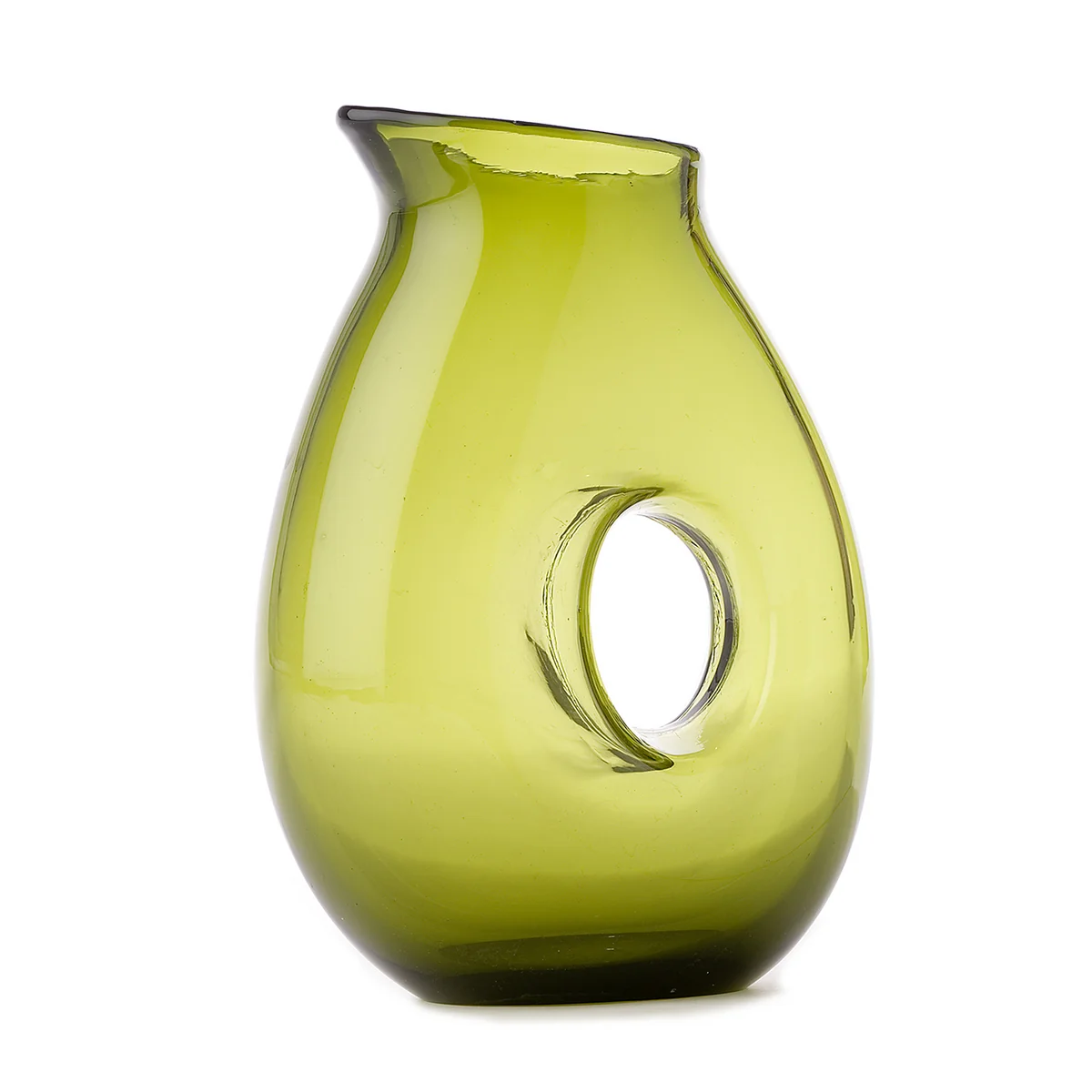 POLSPOTTEN - Jug with hole, vert mousse POLSPOTTEN - Jug with hole, vert mousse