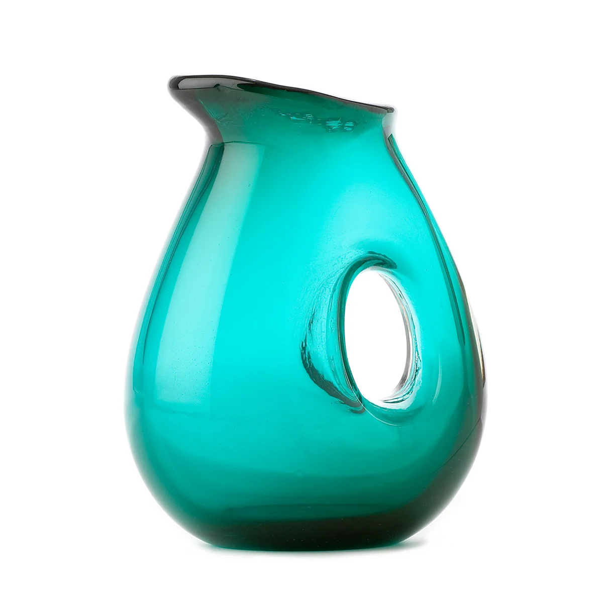 POLSPOTTEN - Jug with hole, turquoise POLSPOTTEN - Jug with hole, turquoise