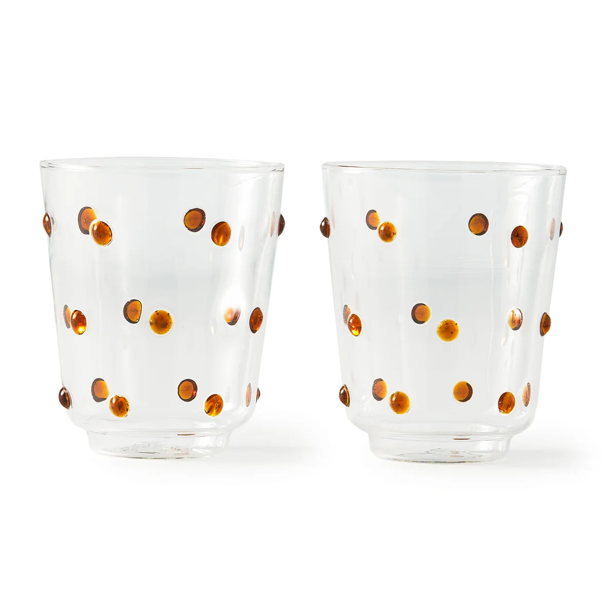 POLSPOTTEN - Nob Verre à boire, H 10 cm, jaune (set de 2) POLSPOTTEN - Nob Verre à boire, H 10 cm, jaune (set de 2)