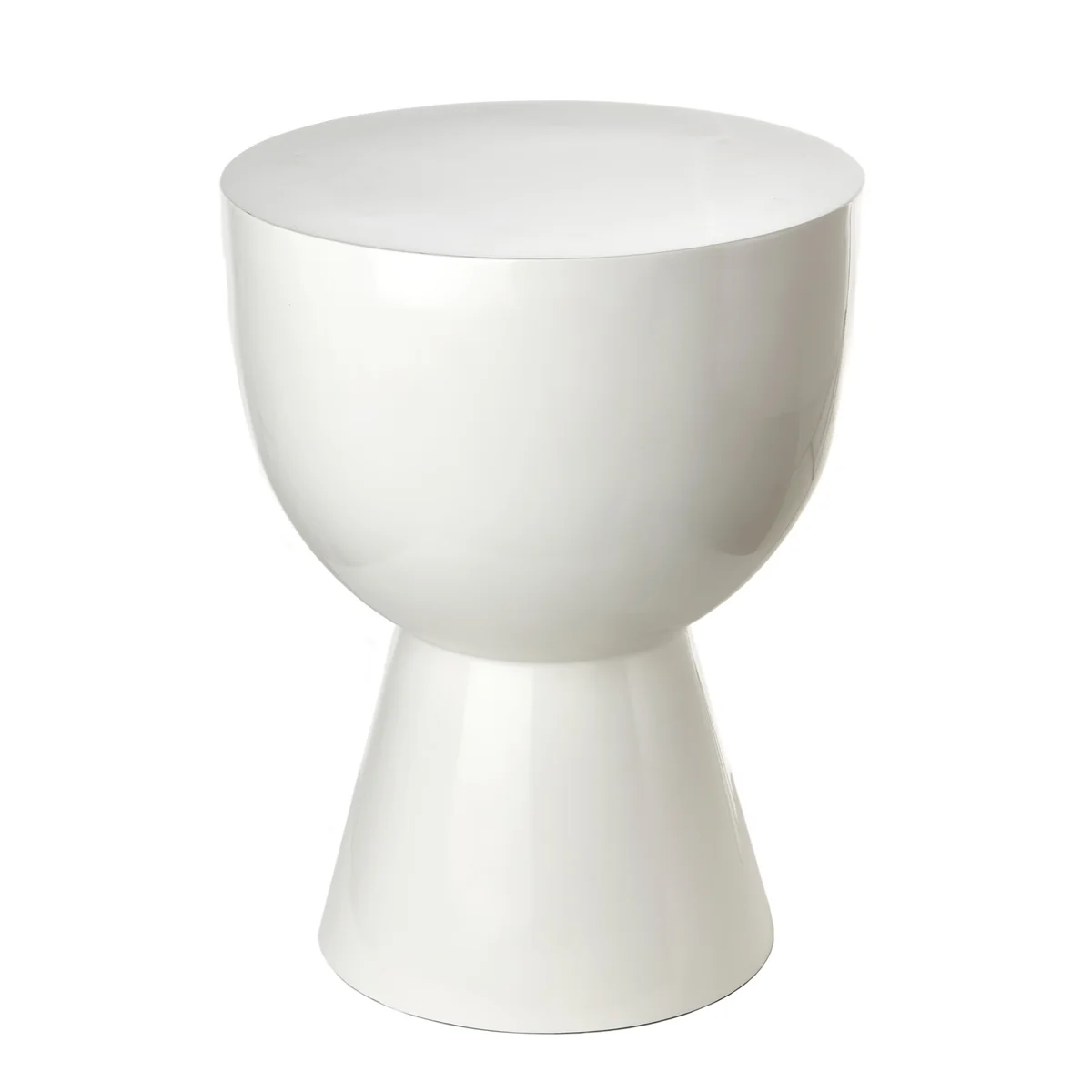 POLSPOTTEN - Tip Tap Tabouret, H 46 cm, blanc POLSPOTTEN - Tip Tap Tabouret, H 46 cm, blanc