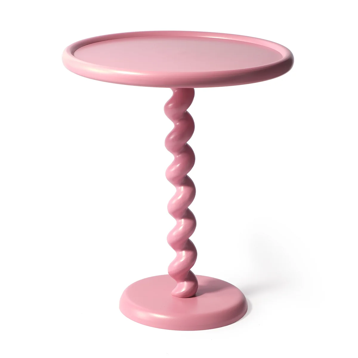 POLSPOTTEN - Twister Table d'appoint, rose clair POLSPOTTEN - Twister Table d'appoint, rose clair