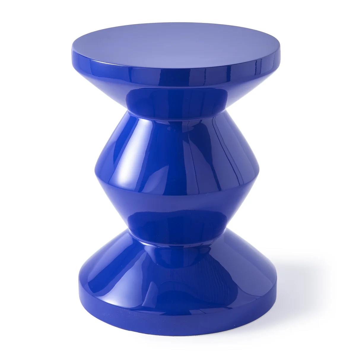 POLSPOTTEN - Zig Zag Tabouret. bleu foncé POLSPOTTEN - Zig Zag Tabouret. bleu foncé
