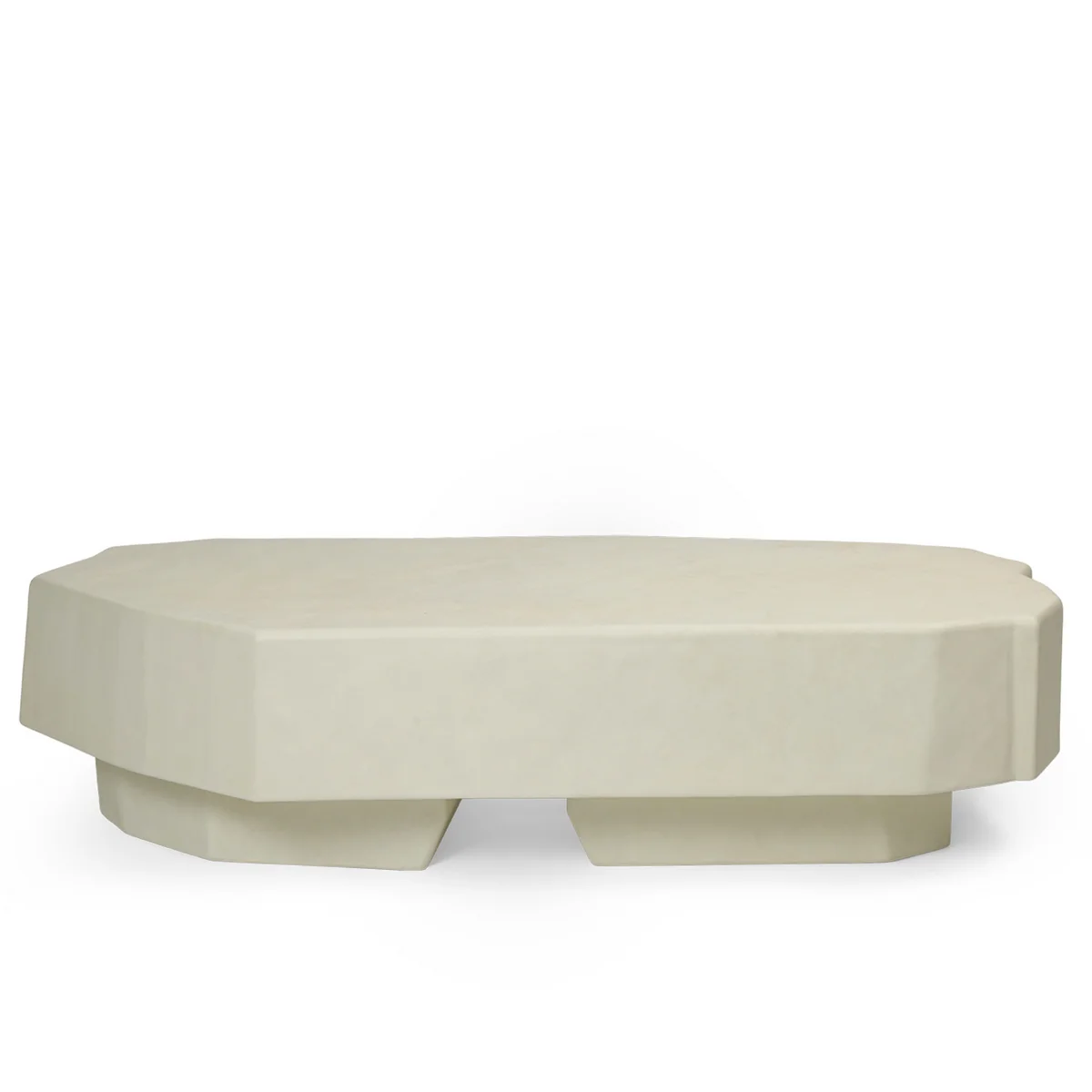 Ferm Living - Staffa Table basse, Large, blanc cassé Ferm Living - Staffa Table basse, Large, blanc cassé