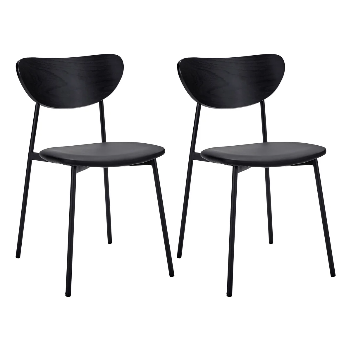 House Doctor - Must Stuhl, noir (set de 2) House Doctor - Must Stuhl, noir (set de 2)
