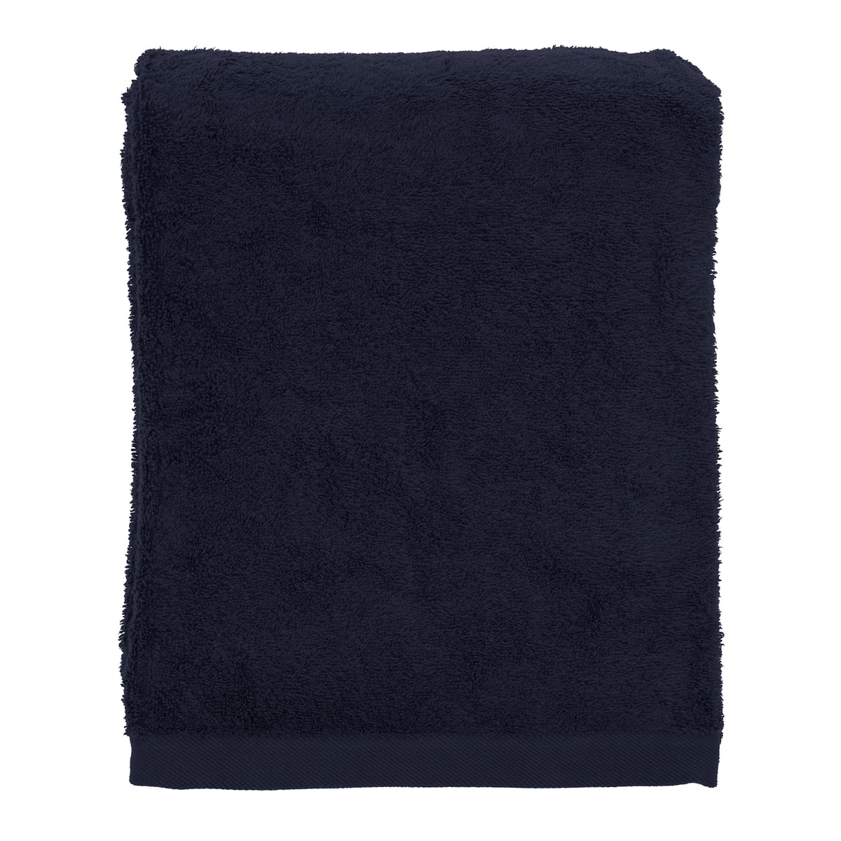 södahl - comfort serviette de bain, 90 x 150 cm, bleu marine