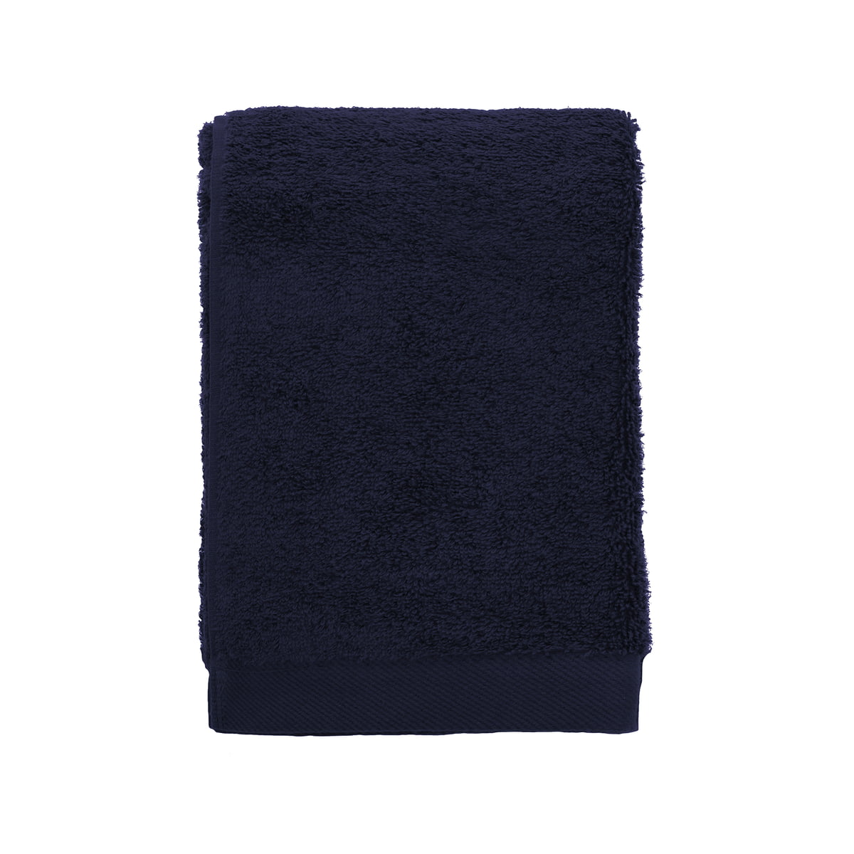 södahl - comfort serviette de bain, 50 x 100 cm, bleu marine