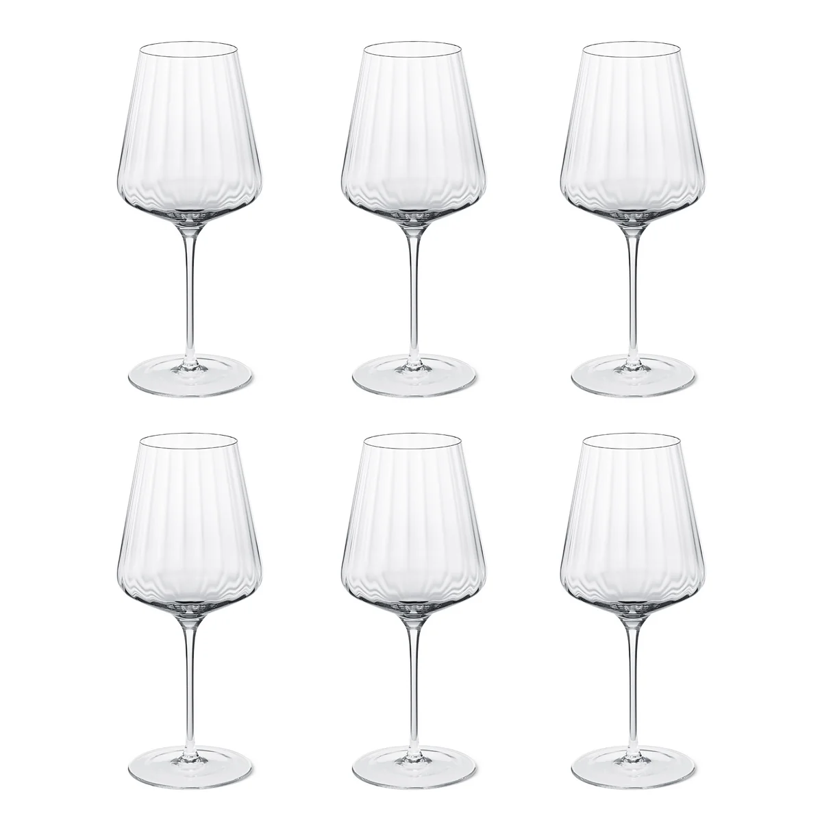 Georg Jensen - Bernadotte Verre à vin rouge, 540 ml (lot de 6)