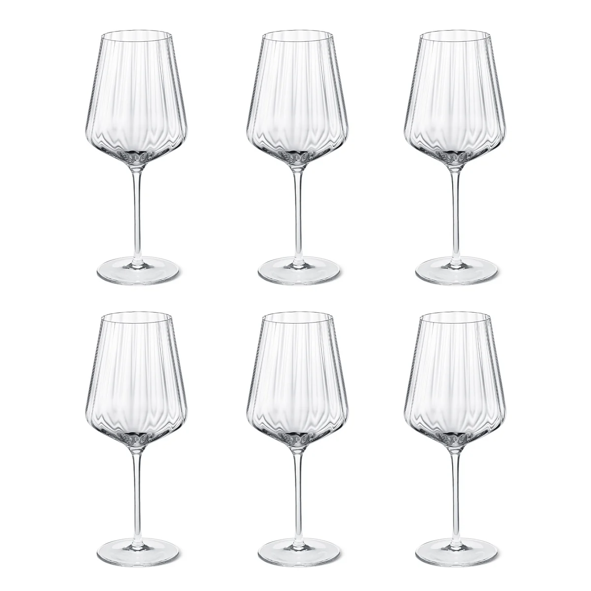 Georg Jensen - Bernadotte Verre à vin blanc, 430 ml (lot de 6)