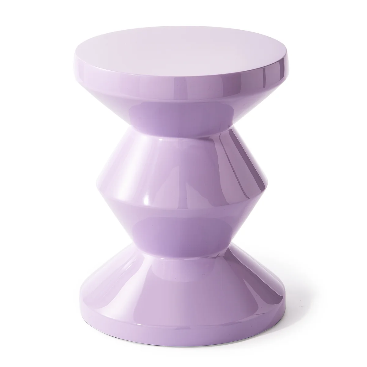 POLSPOTTEN - Zig Zag Tabouret, lilas POLSPOTTEN - Zig Zag Tabouret, lilas