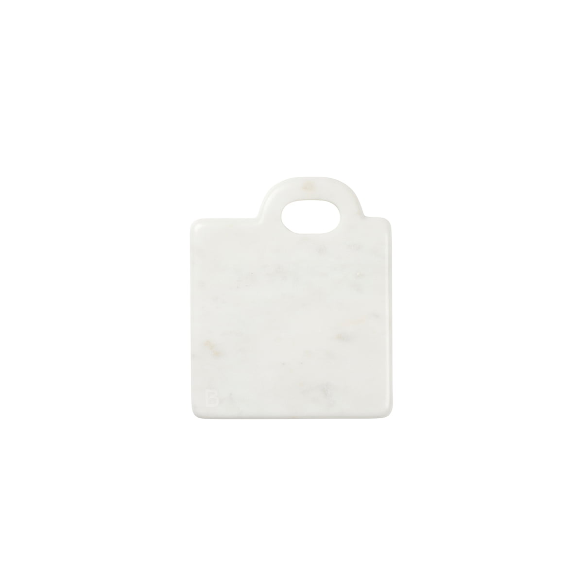 broste copenhagen - olina planche à découper 14 x 17 cm, marbre blanc