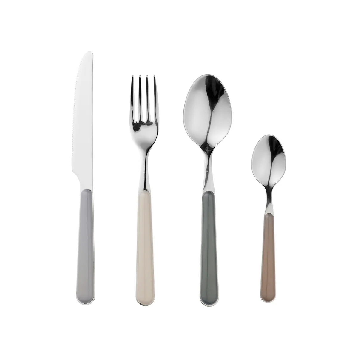 Broste Copenhagen - Marstal Couverts, grey tones (set de 8) Broste Copenhagen - Marstal Couverts, grey tones (set de 8)