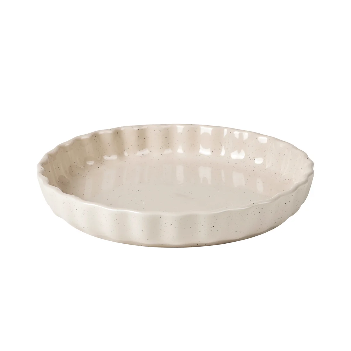 Broste Copenhagen - Vig Plateau à tarte, Ø 29 x H 4,5 cm, beige Broste Copenhagen - Vig Plateau à tarte, Ø 29 x H 4,5 cm, beige