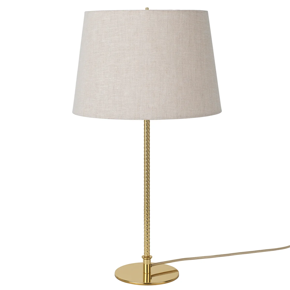 Gubi -9205-Lampe de table-Canvas-laiton