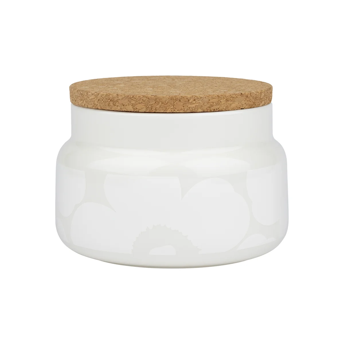 Marimekko - Oiva Unikko Boîte de rangement, 700 ml, blanc