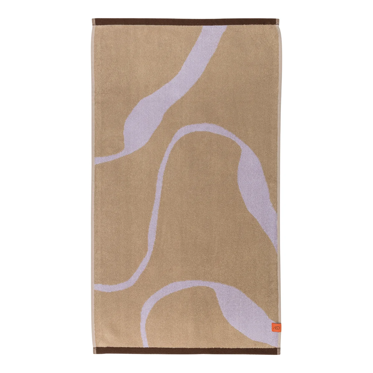 Mette Ditmer - Nova Arte Serviette de bain, 70 x 133 cm, sable / violet Mette Ditmer - Nova Arte Serviette de bain, 70 x 133 cm, sable / violet