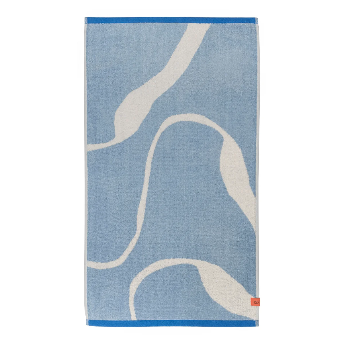 Mette Ditmer - Nova Arte Serviette de bain, 70 x 133 cm, bleu clair / blanc cassé Mette Ditmer - Nova Arte Serviette de bain, 70 x 133 cm, bleu clair / blanc cassé