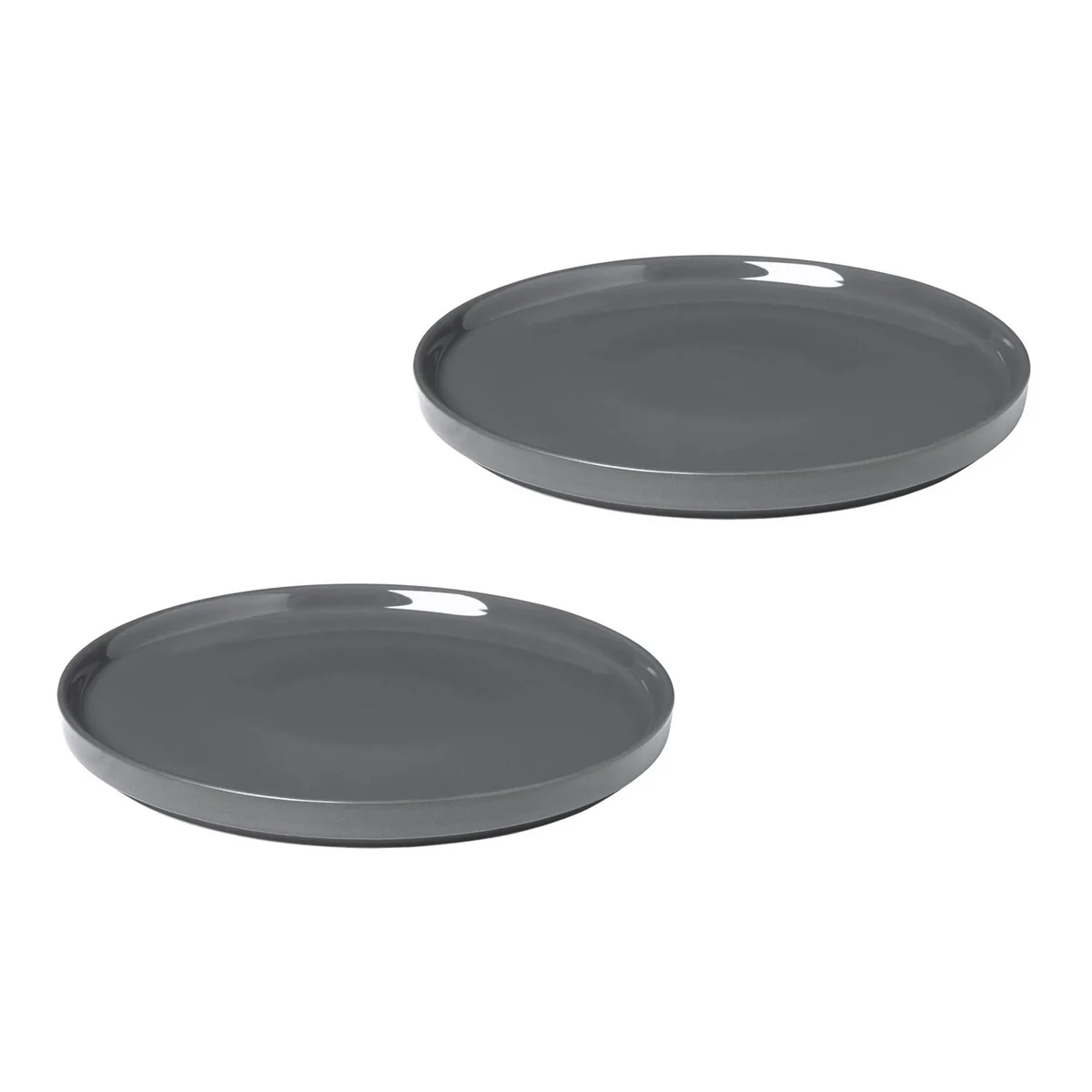 Blomus - Pilar Assiette à dessert, Ø 20 cm, pewter (set de 2) Blomus - Pilar Assiette à dessert, Ø 20 cm, pewter (set de 2)
