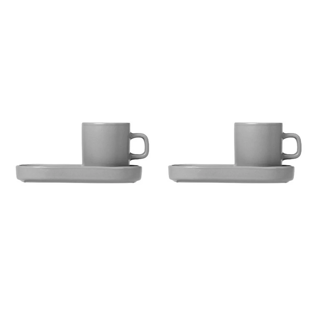 Blomus - Pilar Tasse à expresso, mirage gris (4 pièces)
