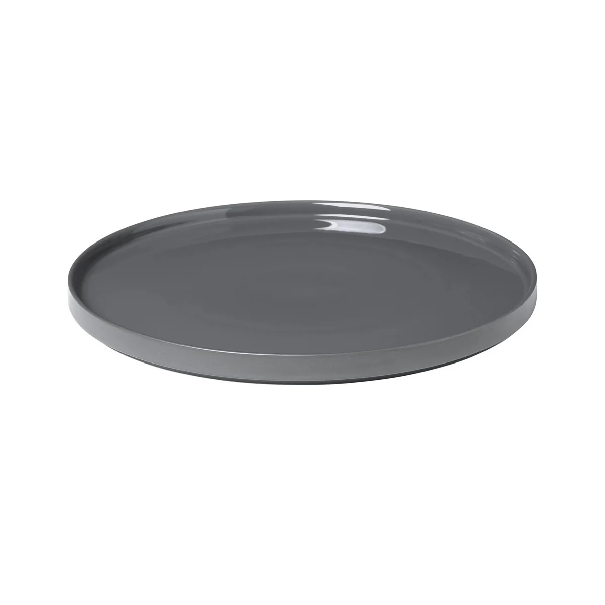Blomus - Pilar Assiette de service, Ø 32 cm, pewter