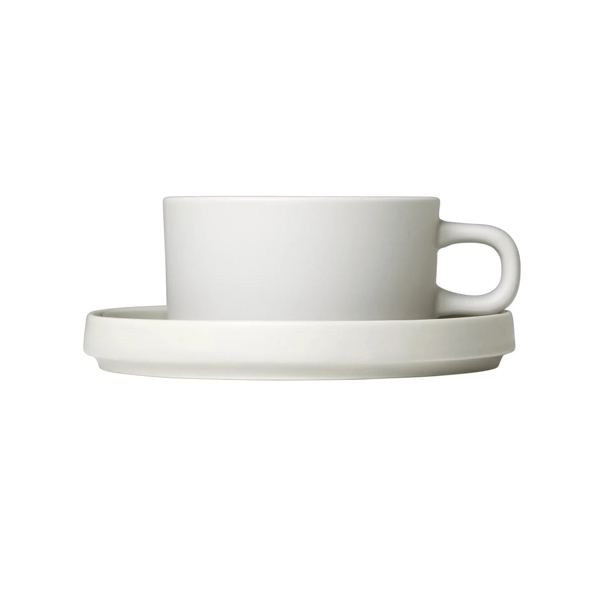 Blomus - Pilar Tasse à thé avec soucoupe, moonbeam (2 pcs.)