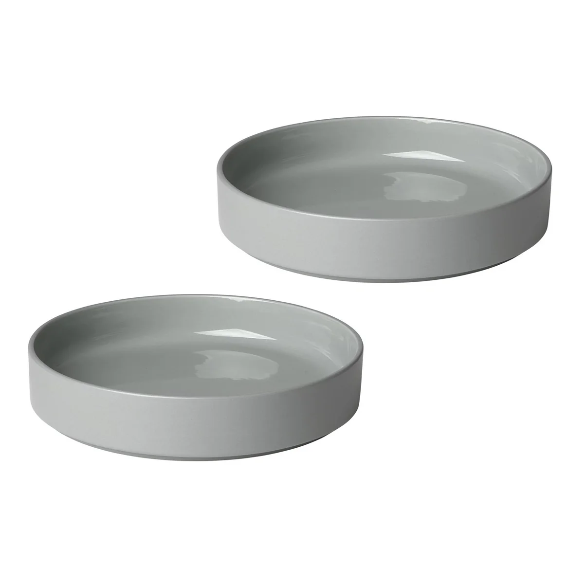 Blomus - Pilar Assiette (creuse), mirage gris (set de 2) Blomus - Pilar Assiette (creuse), mirage gris (set de 2)