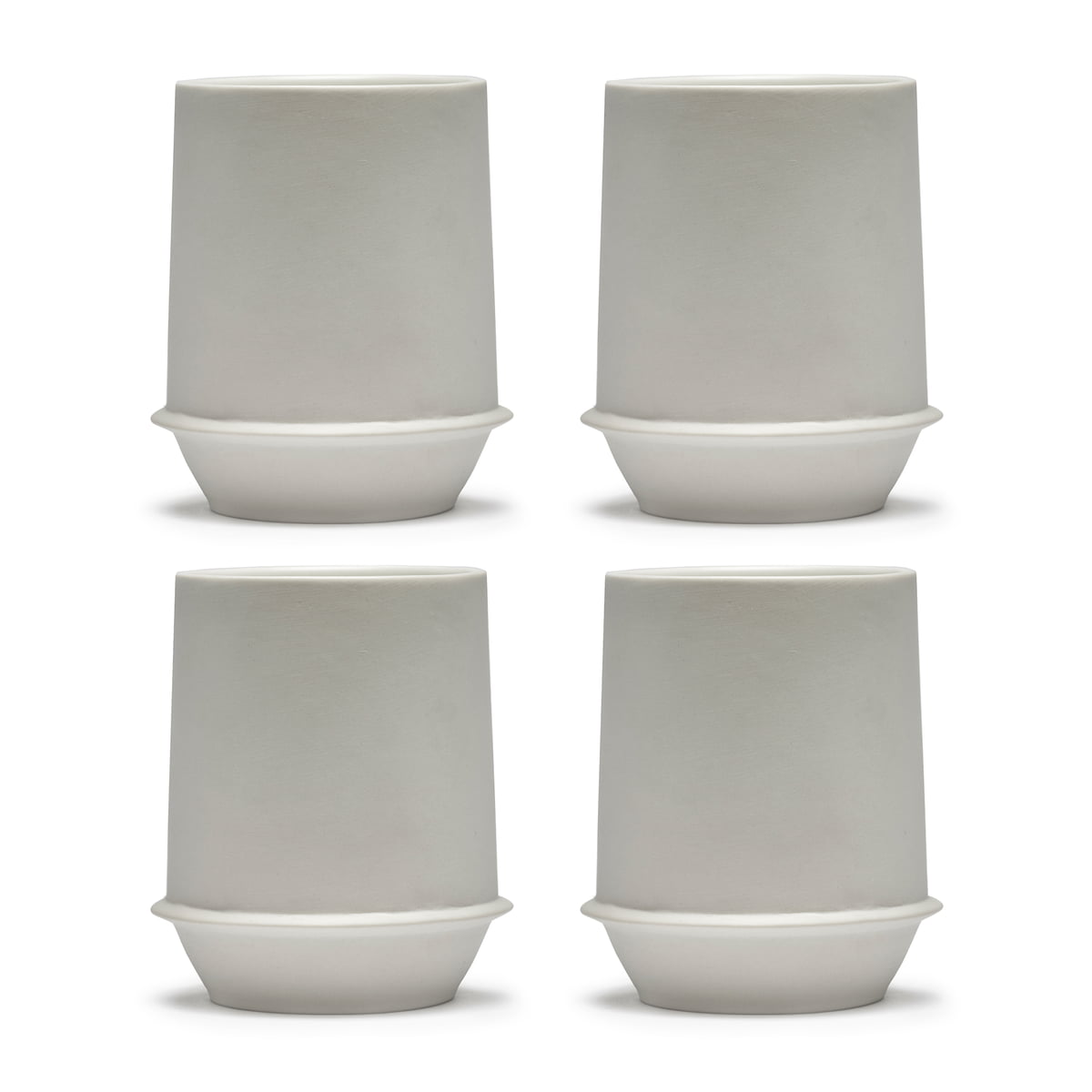 serax - dune gobelets by kelly wearstler, albâtre / blanc (set de 4)