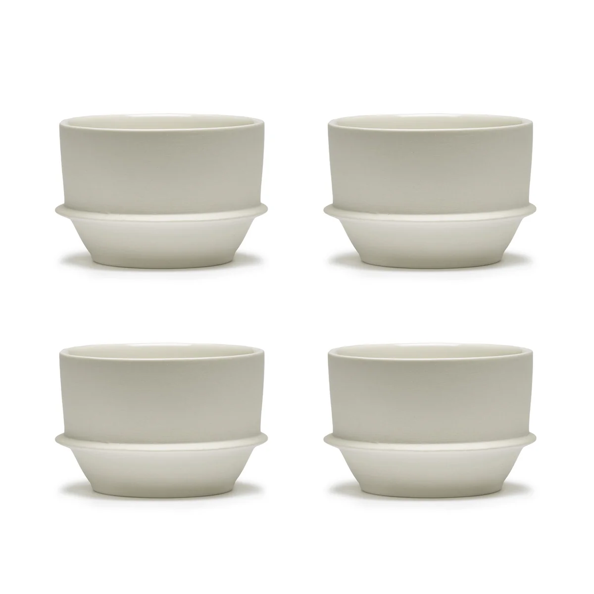 Serax - Dune Tasse à café by Kelly Wearstler, albâtre / blanc (set de 4)