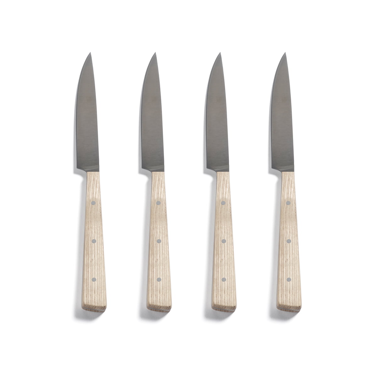 serax - dune couteau à steak by kelly wearstler, frêne / blanc (set de 4)