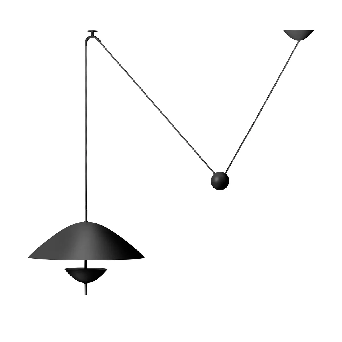 Ferm Living - Lod Suspension, blackened iron Ferm Living - Lod Suspension, blackened iron