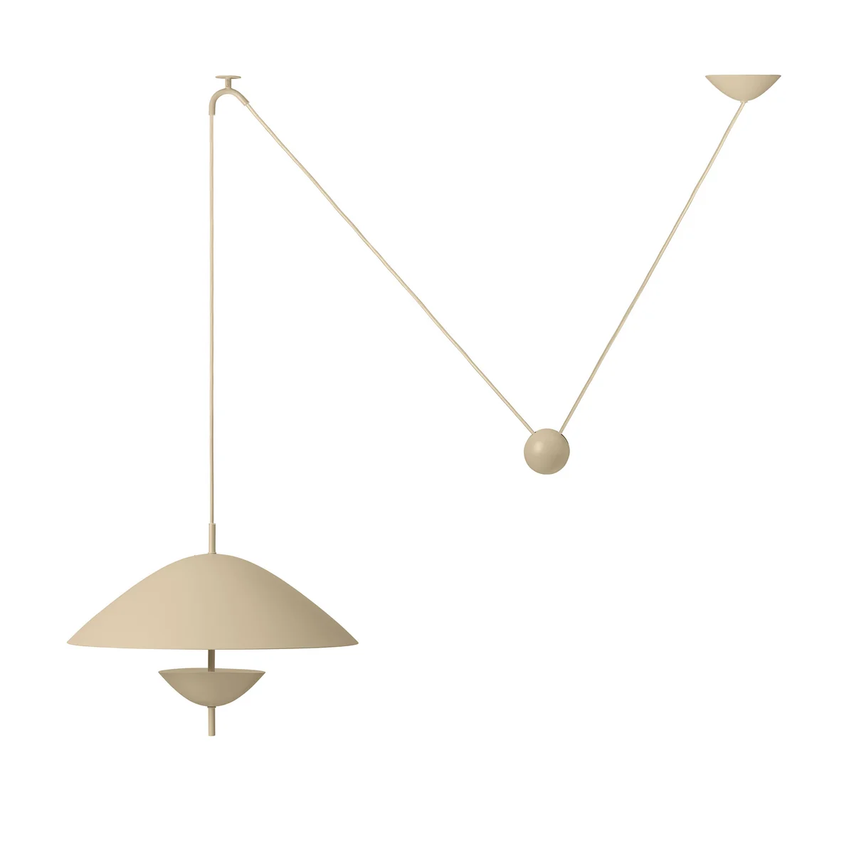 Ferm Living - Lod Lampe à suspendre, cashmere Ferm Living - Lod Lampe à suspendre, cashmere