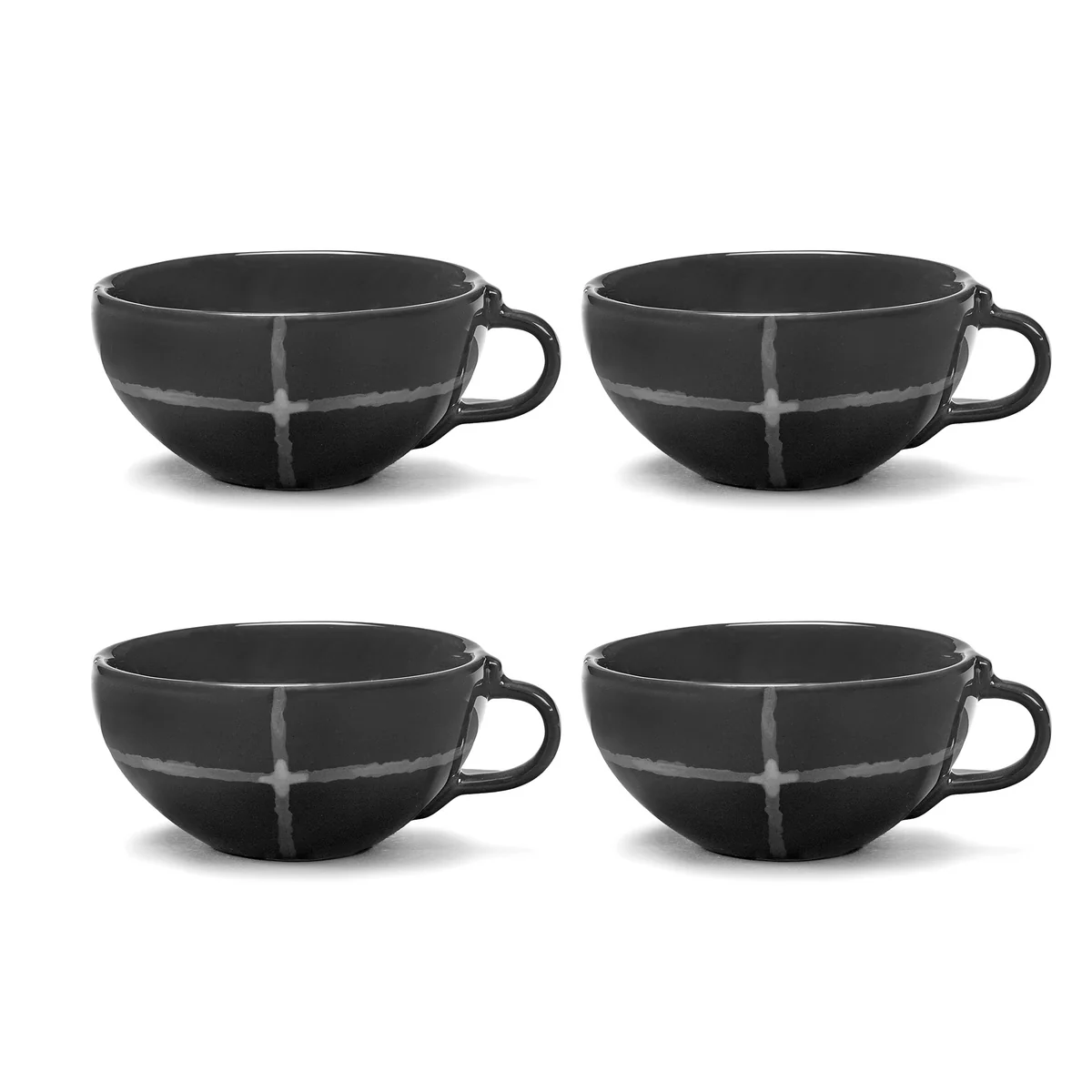 Serax - Zuma Tasse à café by Kelly Wearstler, Pacific / gris (set de 4)