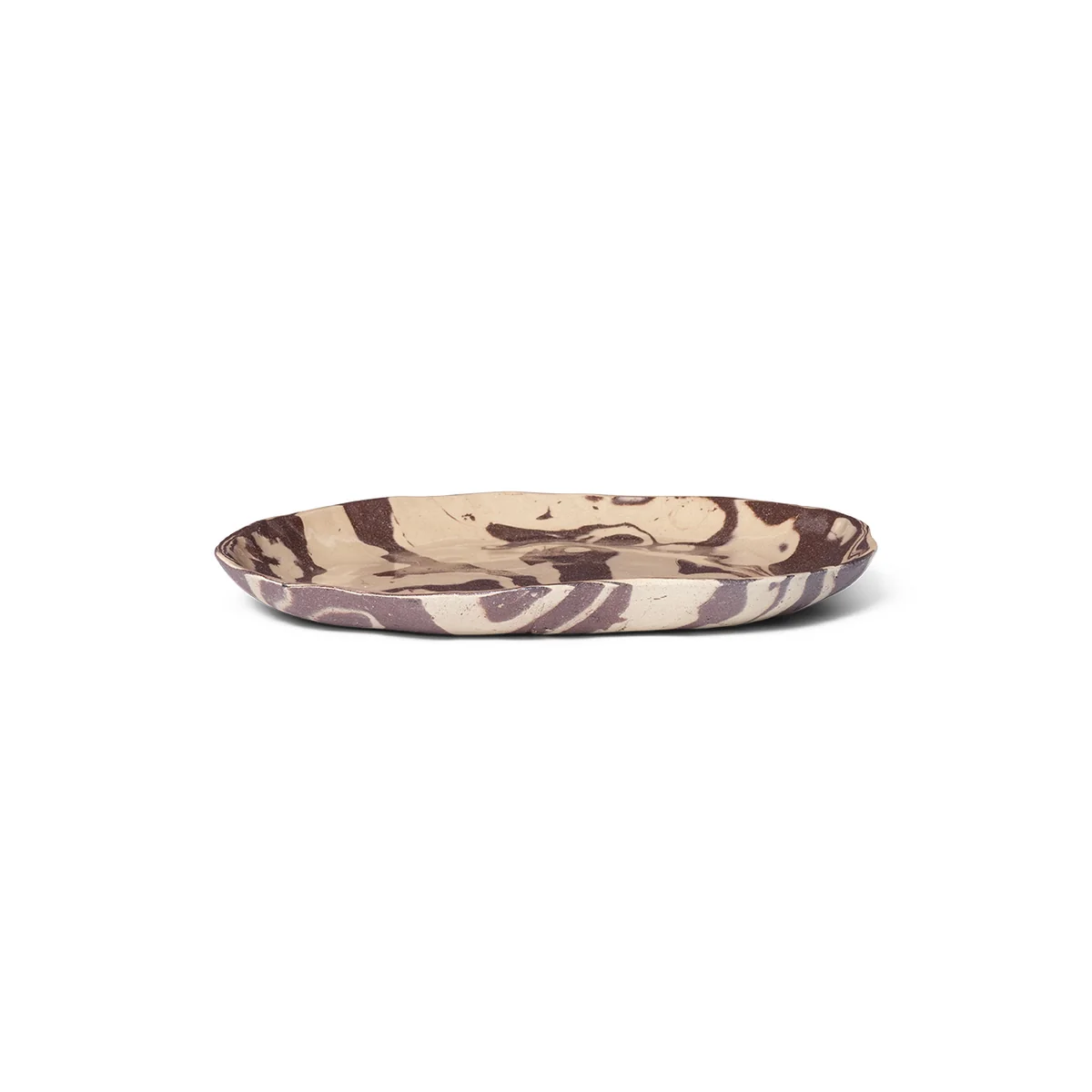 Ferm Living - Ryu Assiette, 26 cm, sable / marron Ferm Living - Ryu Assiette, 26 cm, sable / marron