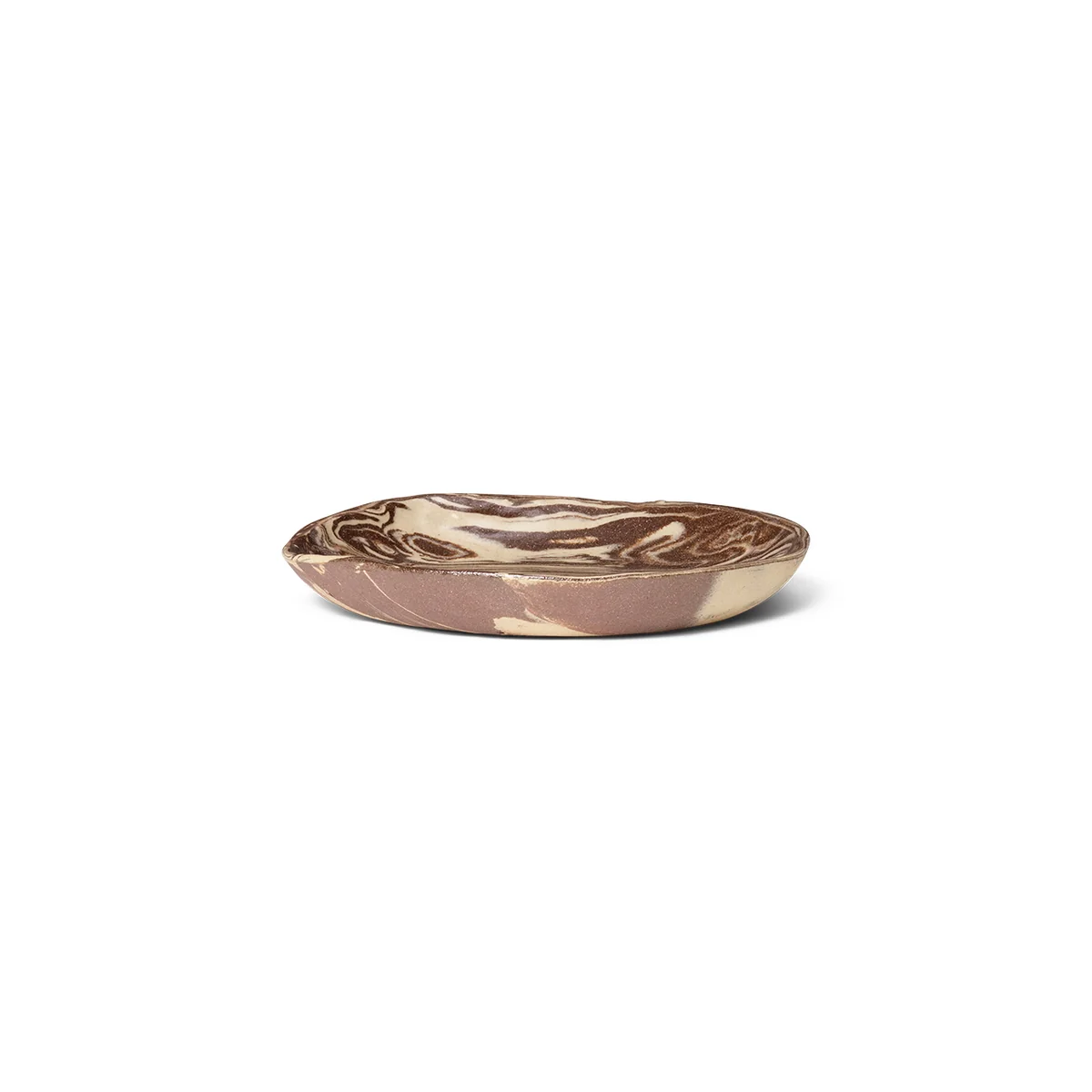 Ferm Living - Ryu Assiette, 18,5 cm, sable / marron