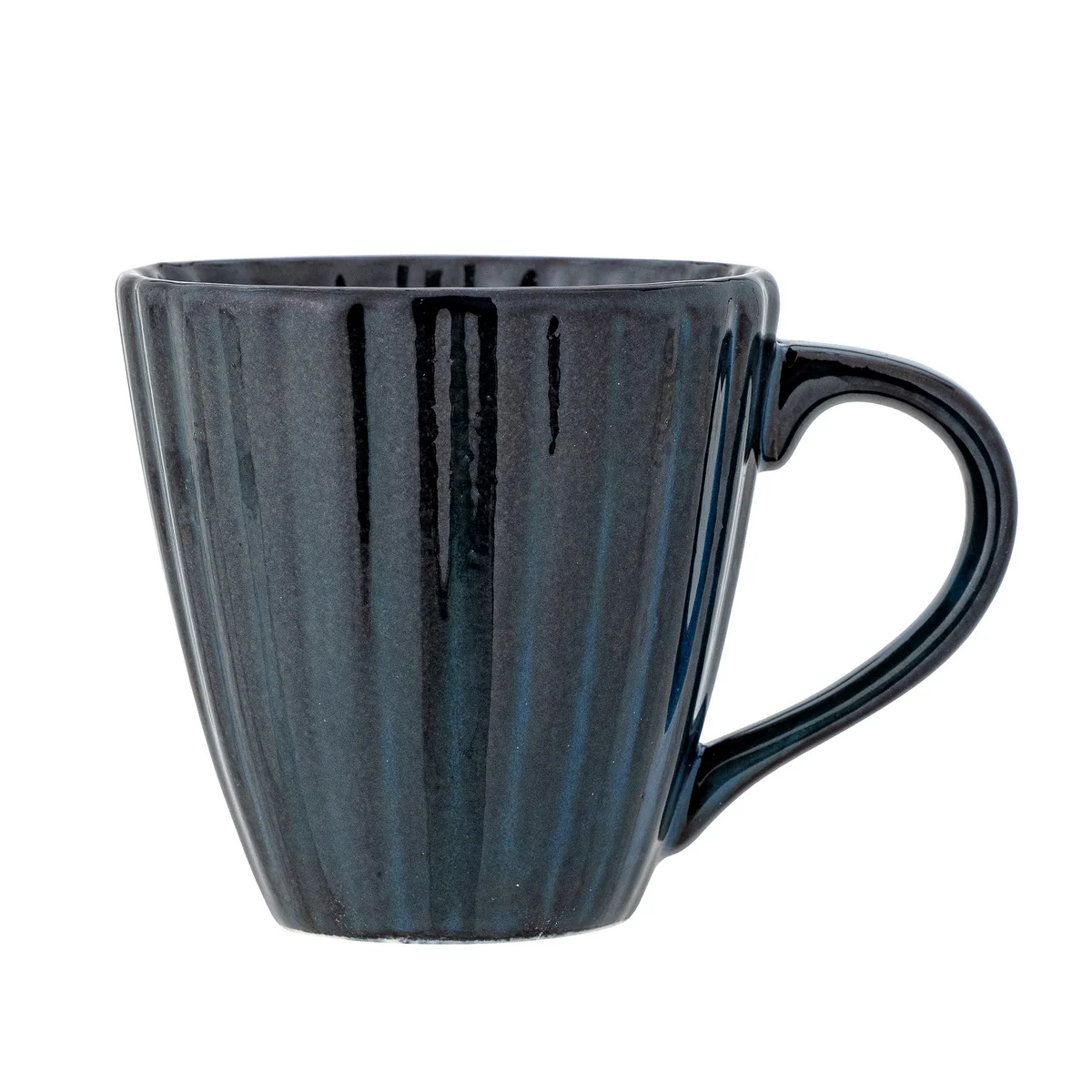 Bloomingville - Latina Gobelet avec anse 220 ml, bleu foncé Bloomingville - Latina Gobelet avec anse 220 ml, bleu foncé
