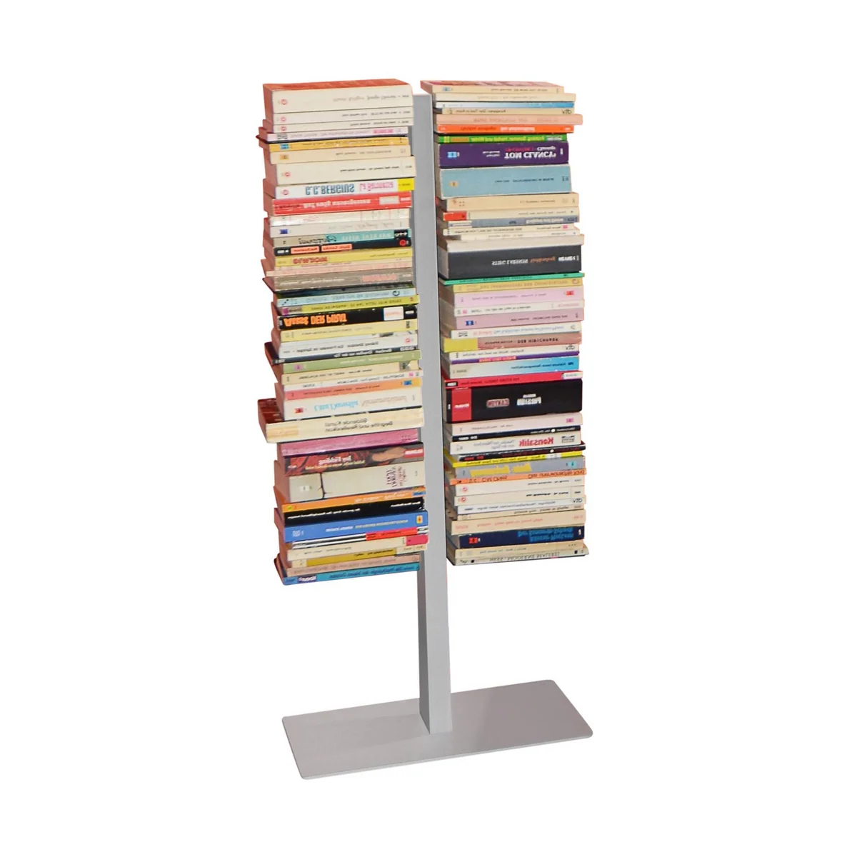 Radius Design - Booksbaum Étagère sur pied Small, double argenté Radius Design - Booksbaum Étagère sur pied Small, double argenté