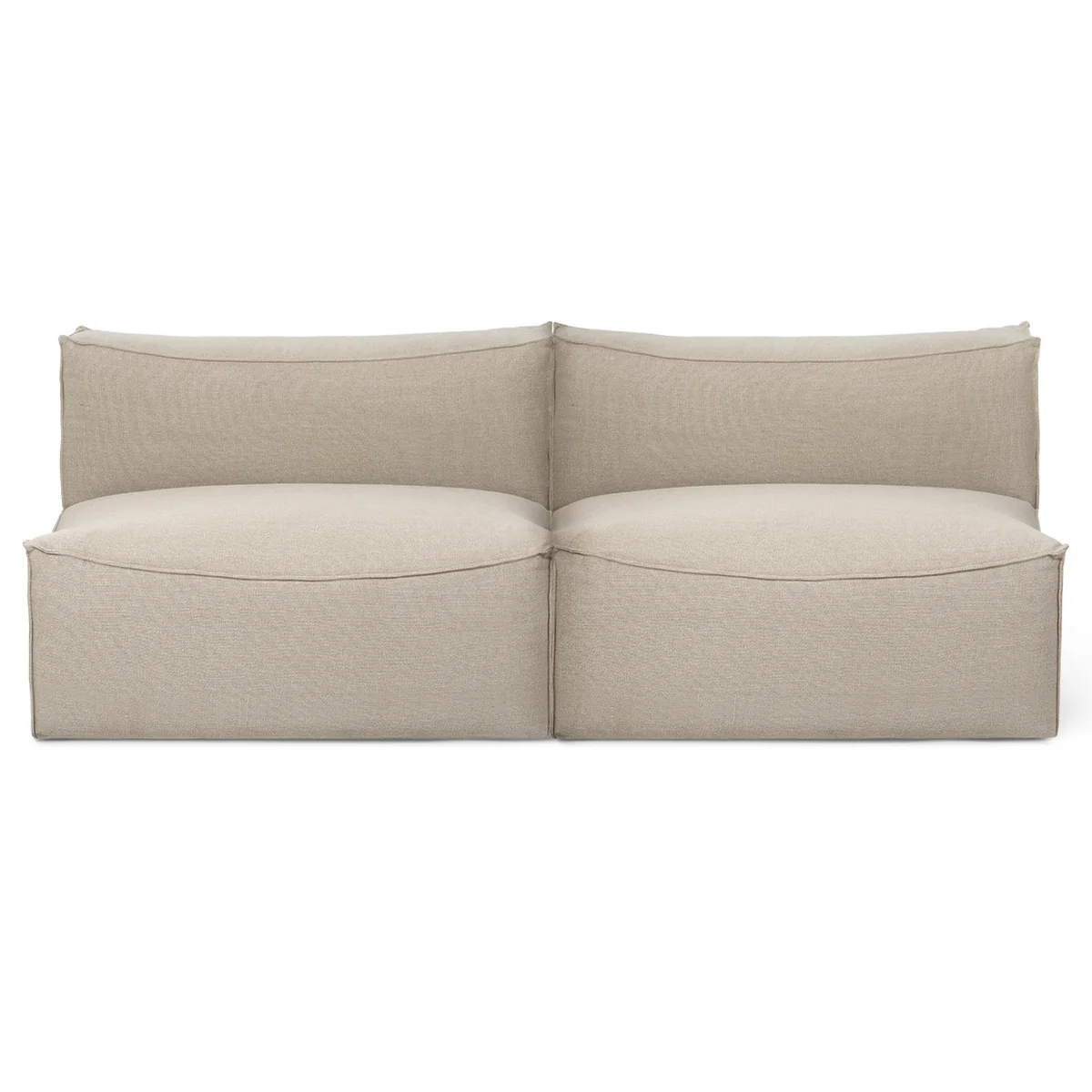 Ferm Living - Catena Modulaire 2 places, naturel (Rich Linen) Ferm Living - Catena Modulaire 2 places, naturel (Rich Linen)
