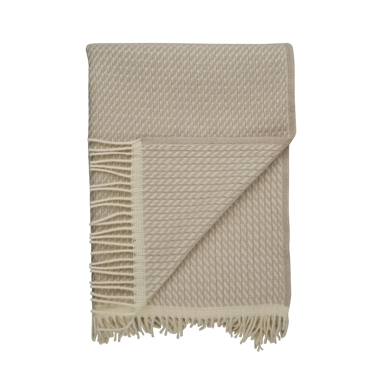 Røros Tweed - Mello Couverture en laine, 210 x 150 cm, warm grey Røros Tweed - Mello Couverture en laine, 210 x 150 cm, warm grey