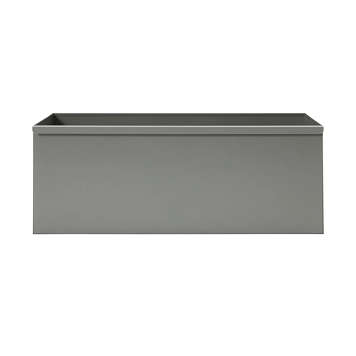 Nicolas Vahé - Rack Boîte de rangement pour étagère, 78 cm x 30 cm, gris