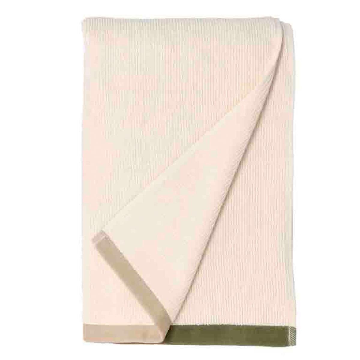 södahl - contrast serviette de bain 70 x 140 cm, olive