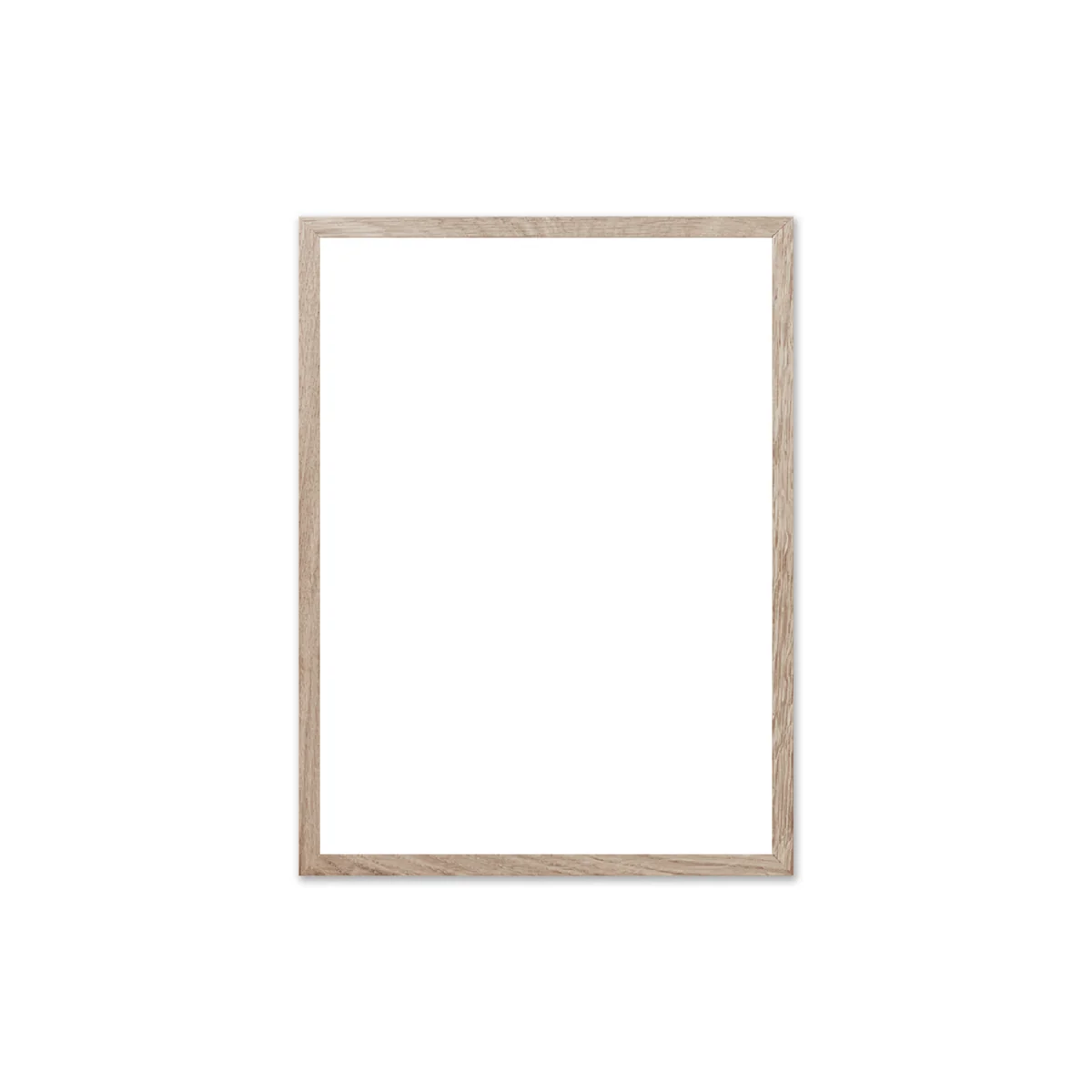 The Poster Club - Cadre photo en chêne naturel, verre véritable, 30 x 40 cm
