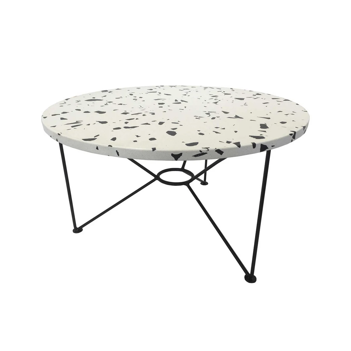 Acapulco Design - The Low Table, H 36 x Ø 65 cm, terrazzo / azteca Acapulco Design - The Low Table, H 36 x Ø 65 cm, terrazzo / azteca