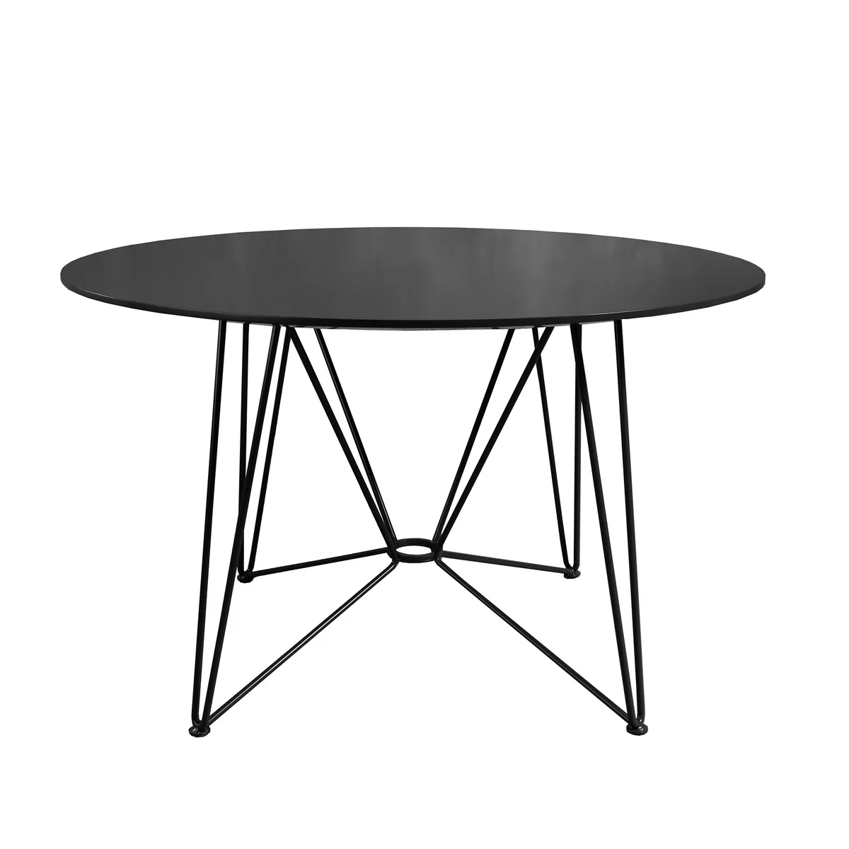 Acapulco Design - The Ring Table, H 74 x Ø 120 cm, HPL noir / noir Acapulco Design - The Ring Table, H 74 x Ø 120 cm, HPL noir / noir