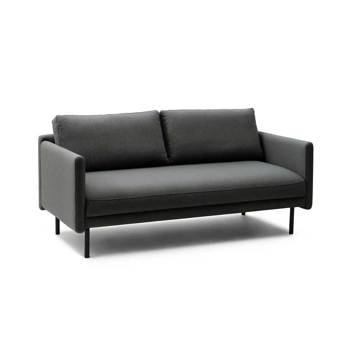 Normann Copenhagen - Rar Canapé 2 places, noir / Re-Born dark grey Normann Copenhagen - Rar Canapé 2 places, noir / Re-Born dark grey