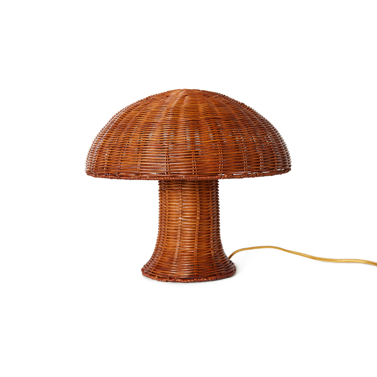 hkliving - lampe de table en rotin, natural