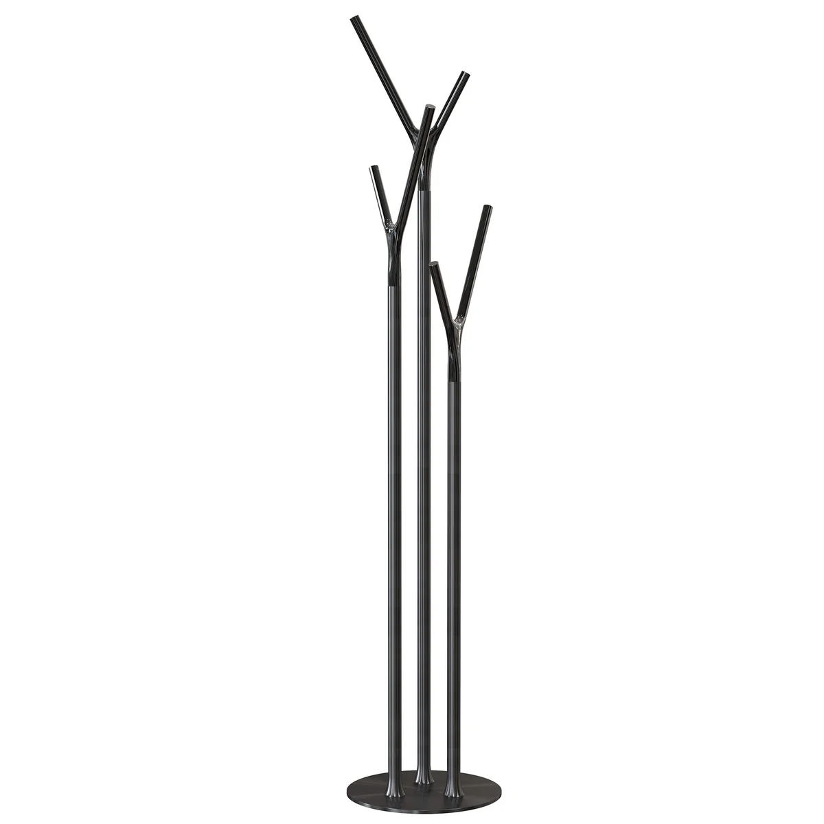 Frost - Wishbone Portemanteau, noir brossé / noir poli