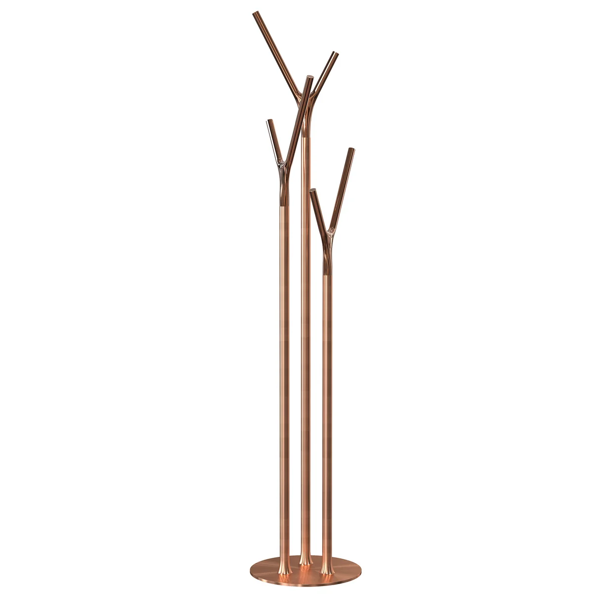 Frost - Wishbone Portemanteau, cuivre brossé / cuivre poli